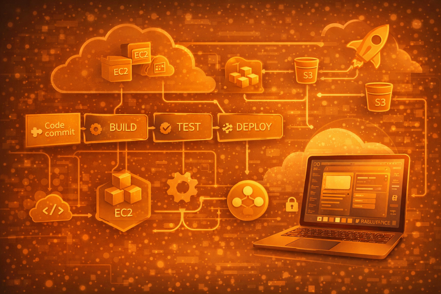 AWS & DevOps illustration