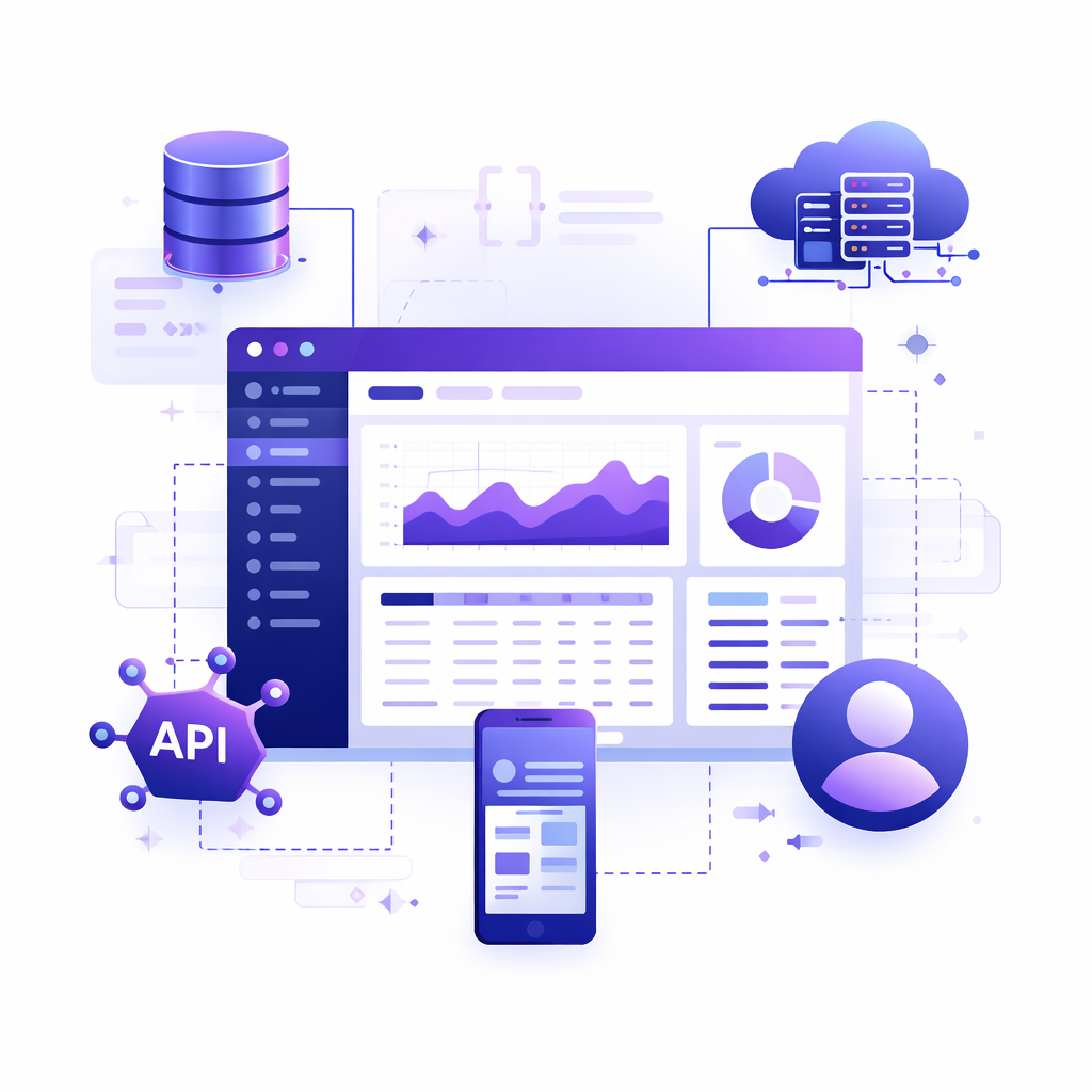 Custom Web Application Development illustration