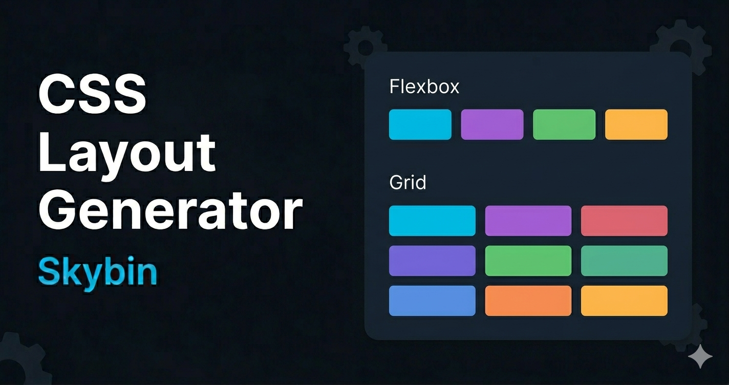 CSS Layout Generator — Build Flexbox & Grid Layouts Online Free | Skybin