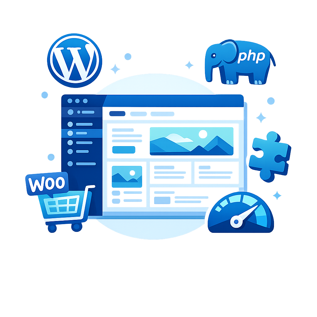WordPress Development illustration