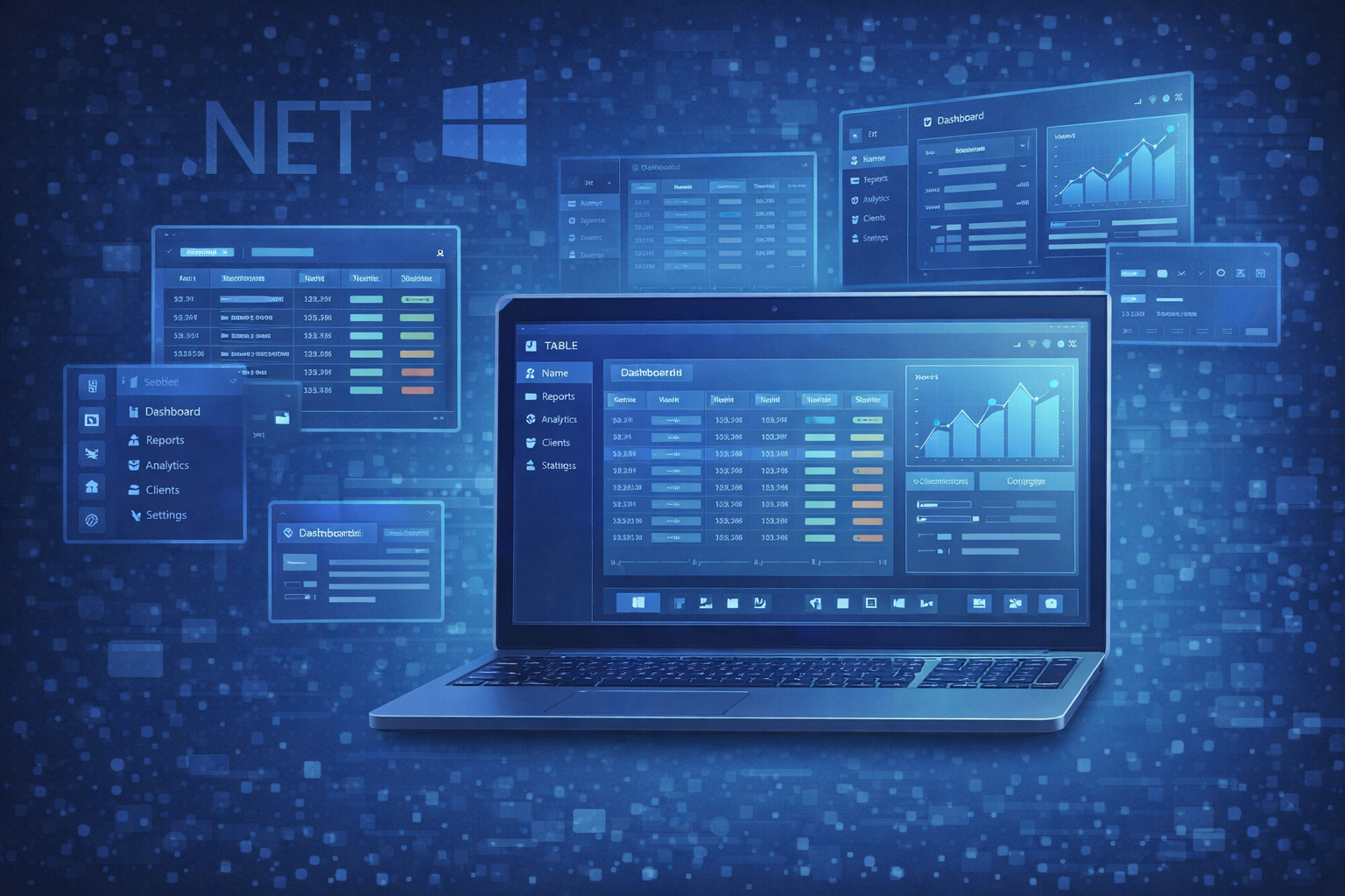 WPF Desktop App Development illustration